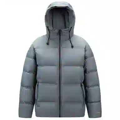 鸭鸭 极寒系列 石墨烯蓄热加厚保暖连帽冬季外套纯色韩版休闲基础百搭短款户外运动面包羽绒服 男女同款