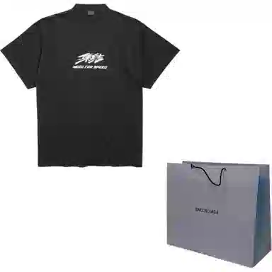 Balenciaga x Need for Speed SS24 Black T-Shirt