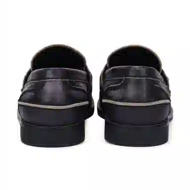 MIU MIU Penny Retro Loafers Blue