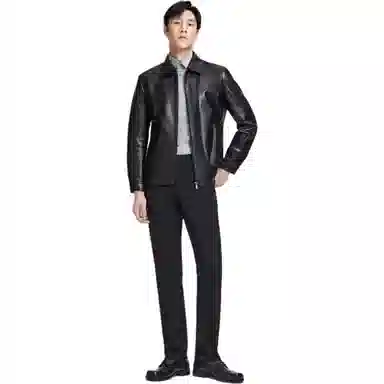 GOLDLION Lambskin Leather Jacket