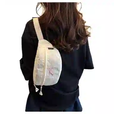 巴朗熊 简约轻便时尚 涤纶 腰包 男女同款情侣款 多色