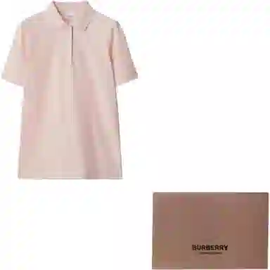 Burberry SS25 Polo Shirt Pink