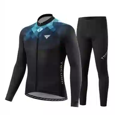 塔斯队长 加厚保暖、排汗透气、秋冬季骑行服套装 男女同款