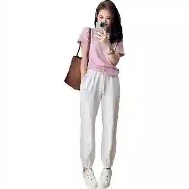 美洋 显瘦百搭九分休闲裤 女款