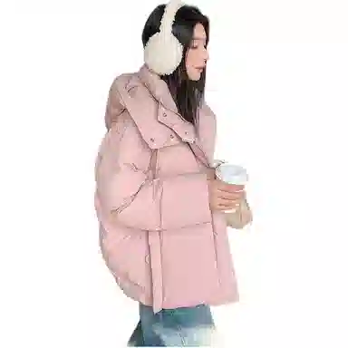 鸭鸭 加厚保暖休闲时尚百搭中长款长袖羽绒服 女款