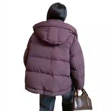 鸭鸭 加厚保暖休闲时尚百搭中长款长袖羽绒服 女款