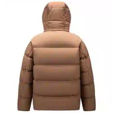 鸭鸭 极寒系列 石墨烯蓄热加厚保暖连帽冬季外套纯色韩版休闲基础百搭短款户外运动面包羽绒服 男女同款