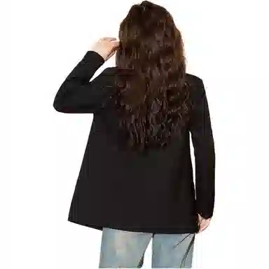 法文箱子 纯色简约双排扣西装 女款