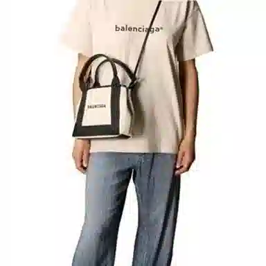 Balenciaga Navy Tote