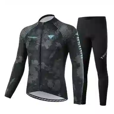 塔斯队长 加厚保暖、排汗透气、秋冬季骑行服套装 男女同款