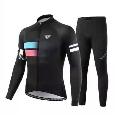 塔斯队长 加厚保暖、排汗透气、秋冬季骑行服套装 男女同款