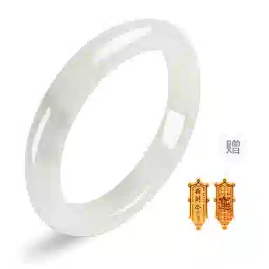 【甄选少翠】 印象眸 新中式白月光青山黛飘绿美人贵妃镯宫廷风通勤古典优雅气质如意顺遂平安喜乐氛围感玉镯 天山翠 手镯 女款