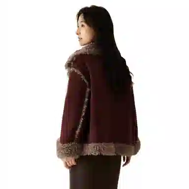 VICTORIA&VERA Suede Jacket