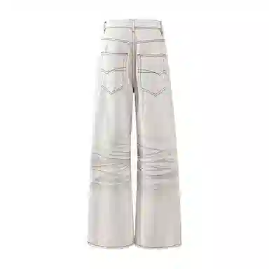 玫丝朵 潮流时尚舒适简约百搭牛仔裤 女款