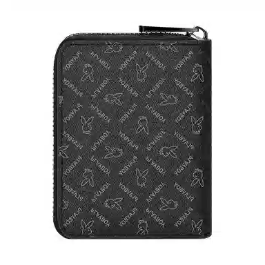 Playboy PVC Card Holder Black