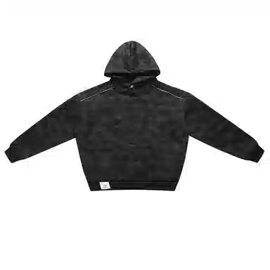 【dme】 秋季潮牌连帽重磅套头日系复古休闲百搭简约情侣日常街头户外运动色块水洗港风宽松上衣长袖卫衣 男女同款