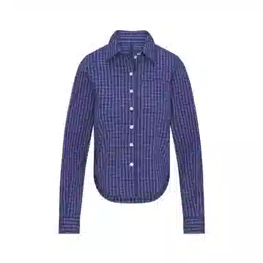 SKIMS FW25 COTTON POPLIN MICRO SHORT SLEEP SET