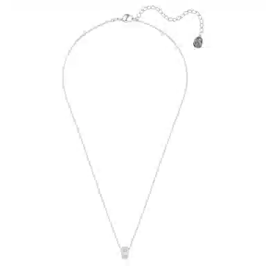 Swarovski Dextera Necklace Rhodium Silver
