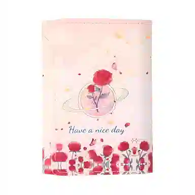 Qiajian Rose Print Card Holder