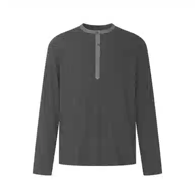 DIMC Henry Ribbed Long Sleeve Knit Tee