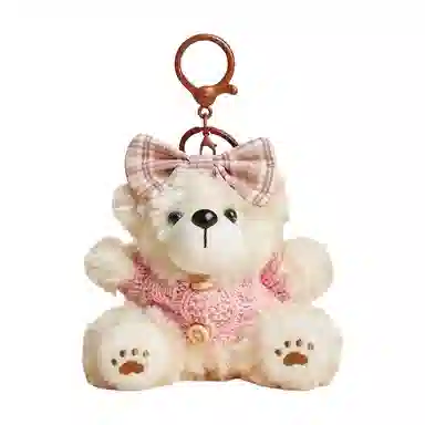 尚先生 原创小众烘焙小熊包包高级感玩具公仔书包小挂饰 毛绒 挂件 男女同款情侣款