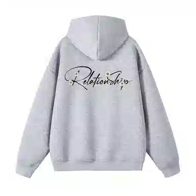 棉基因 早秋男生帽子高街职场清新简约学生潮牌经典国潮辣妹韩系女痞帅青少年穿搭复古潮男装户外通勤慵懒风基础款打底连帽卫衣 男女同款