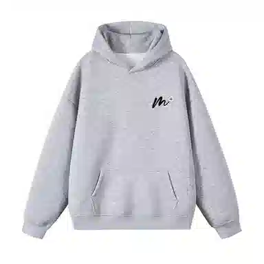 棉基因 早秋男生帽子高街职场清新简约学生潮牌经典国潮辣妹韩系女痞帅青少年穿搭复古潮男装户外通勤慵懒风基础款打底连帽卫衣 男女同款