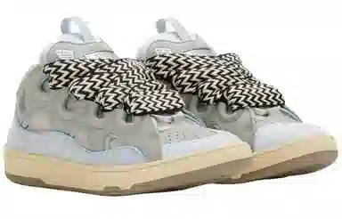 Lanvin Curb Leather Sneakers