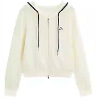 爱依服 简约纯色休闲针织衫 女款