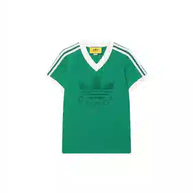 Gucci x adidas Originals V-Neck Green Tee