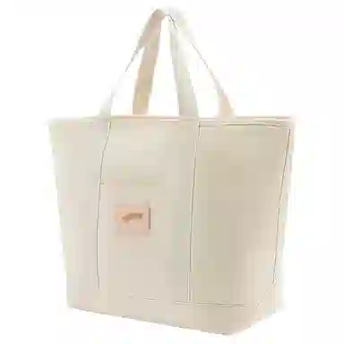 Vans Patch Logo Tote Bag Cream
