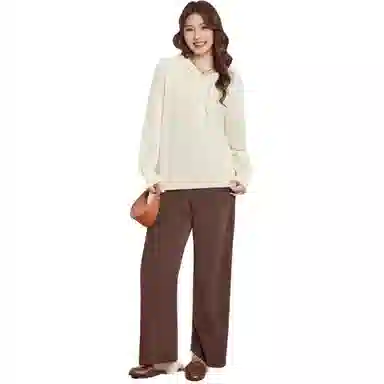 爱依服 简约休闲百搭常规套头卫衣 女款