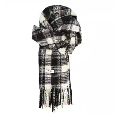 Jeep Tassel Houndstooth Scarf