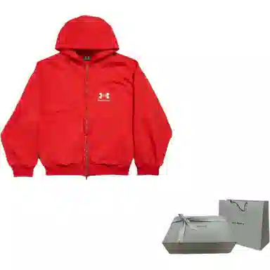 Balenciaga x Under Armour SS25 Logo Hoodie Red