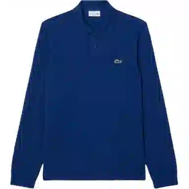 Lacoste Logo Patch Long Sleeve Polo
