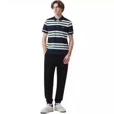 Lacoste Polo Navy White Green