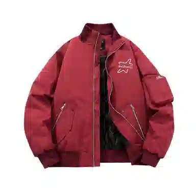 The Simpsons Streetwear Graffiti Embroidered Down Jacket