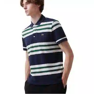Lacoste Polo Navy White Green