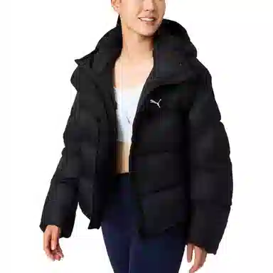 PUMA Down Jacket Hooded Black