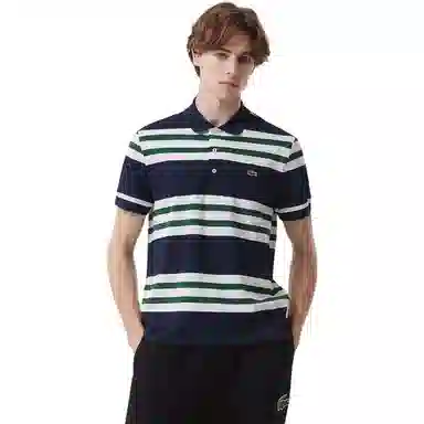 Lacoste Polo Navy White Green