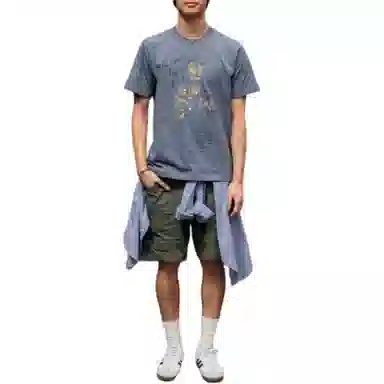 UNIQLO Loose Pocket Shorts Olive Green