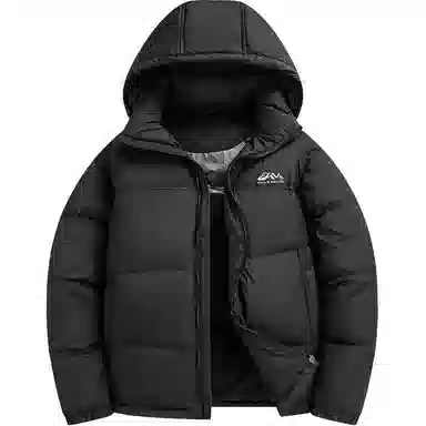 鸭鸭 极寒户外运动保暖冬季外套基础百搭短款可拆卸连帽面包羽绒服 男款