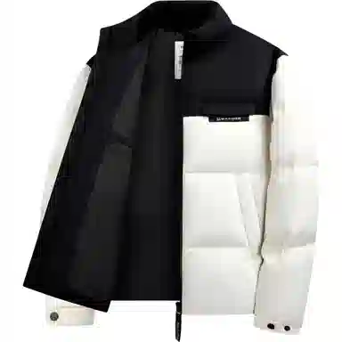 鸭鸭 休闲保暖面包服基础百搭短款加厚立领运动羽绒服 男款