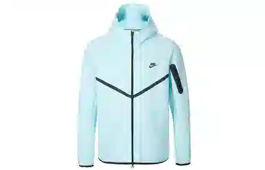 Nike Tech Hoodie Glacier Blue Black