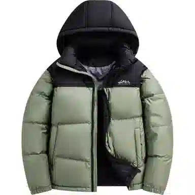 鸭鸭 极寒户外运动保暖冬季外套基础百搭短款可拆卸连帽面包羽绒服 男款