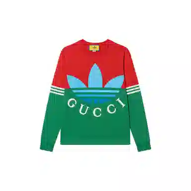 Gucci x adidas SS23 Long Sleeve T-Shirt Green