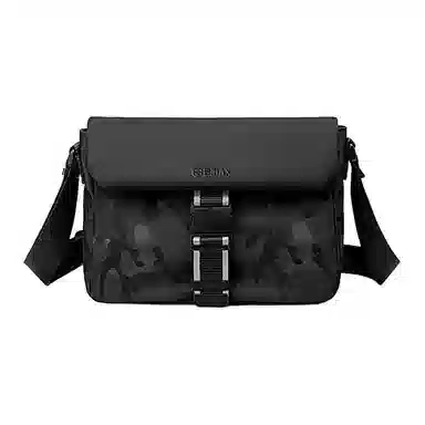 BJIAX Casual Sport Sling Bag Black Camo