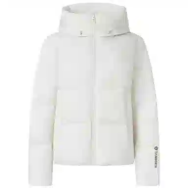 坦博尔 时尚百搭潮流纯色长袖通勤面包羽绒服 女款