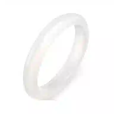 中国黄金 珍·尚银 白月光荔枝冻 国潮小众 新中式古色古香显白水润玉镯饰 清透淡雅 玉髓  女生 手镯 女款 礼盒