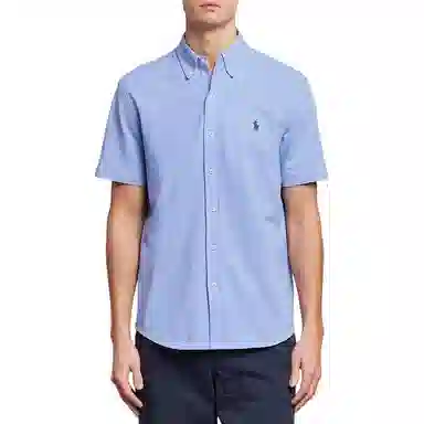 Polo Ralph Lauren SS24 Pony Logo Shirt Blue